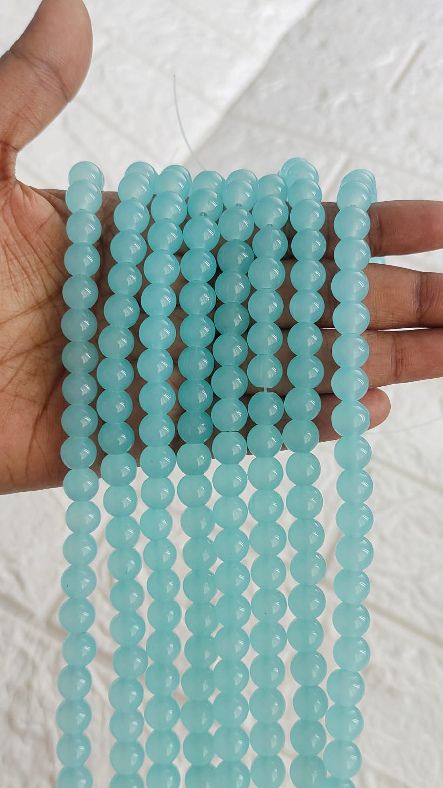 Jelly Beads Blue 1 - approx. 100 beads