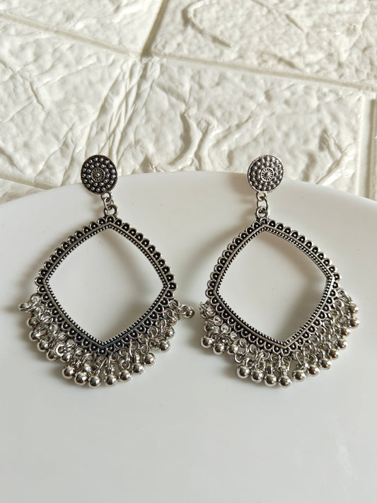 Diamond Jhumka Base - 1 Pair