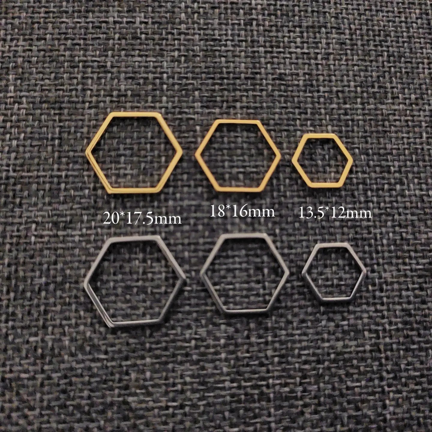 Hexagon Open Bezel - 1 Piece