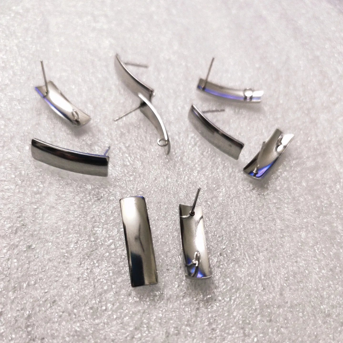 Big Rectangle Studs - 1 Pair