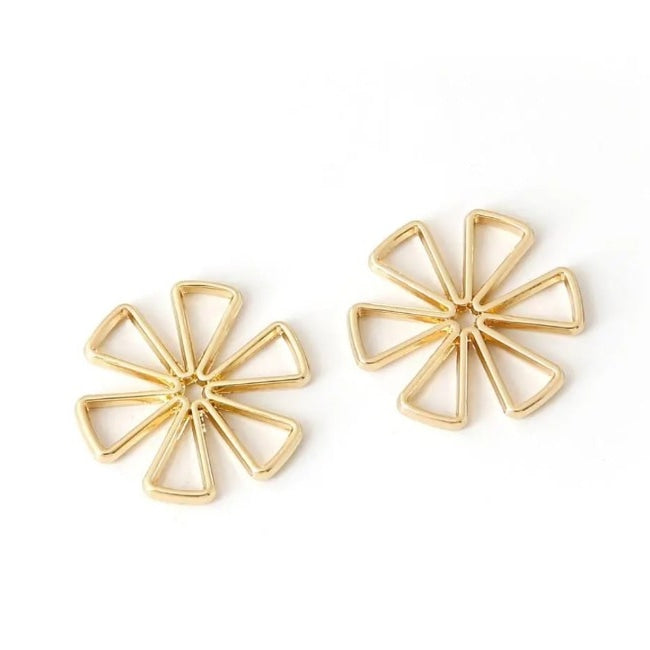 Flower Gold Charm - 1 Piece