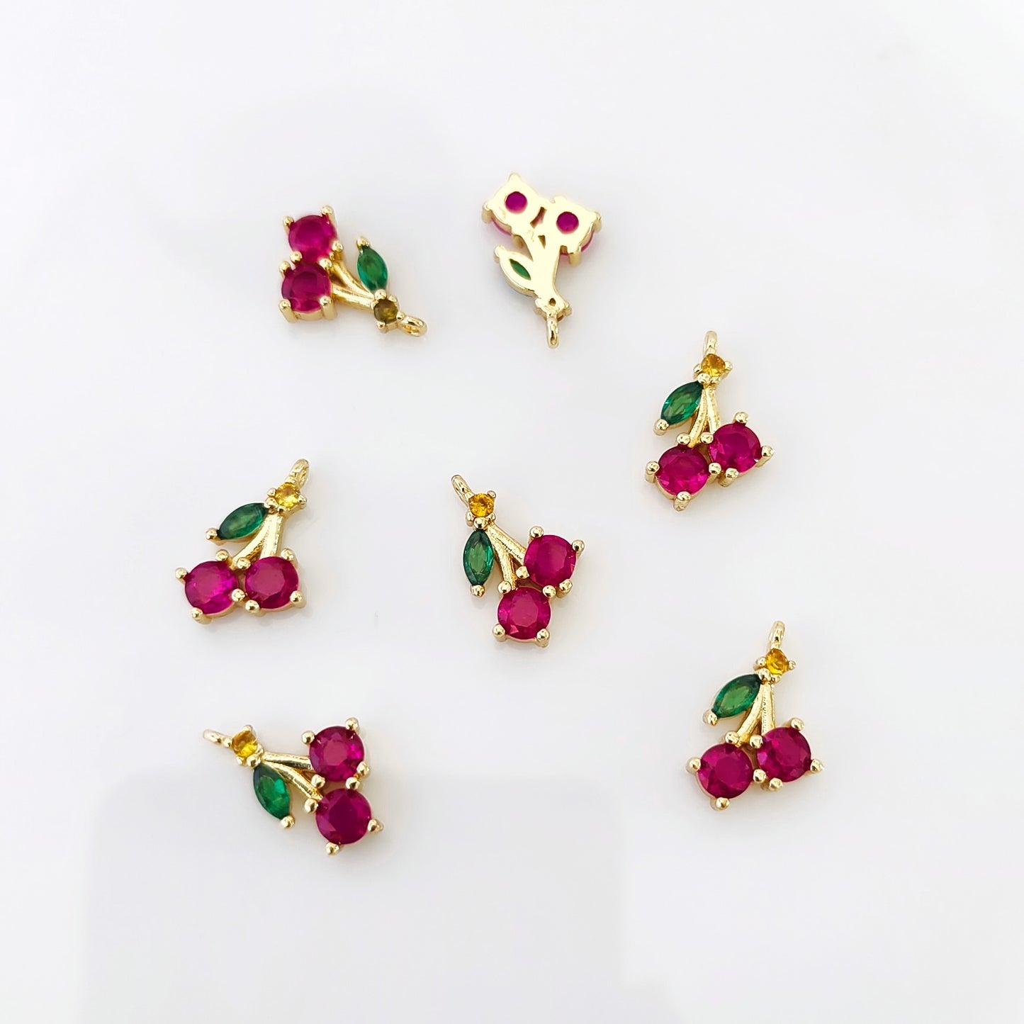 CZ Cherry Charm - 1 Piece