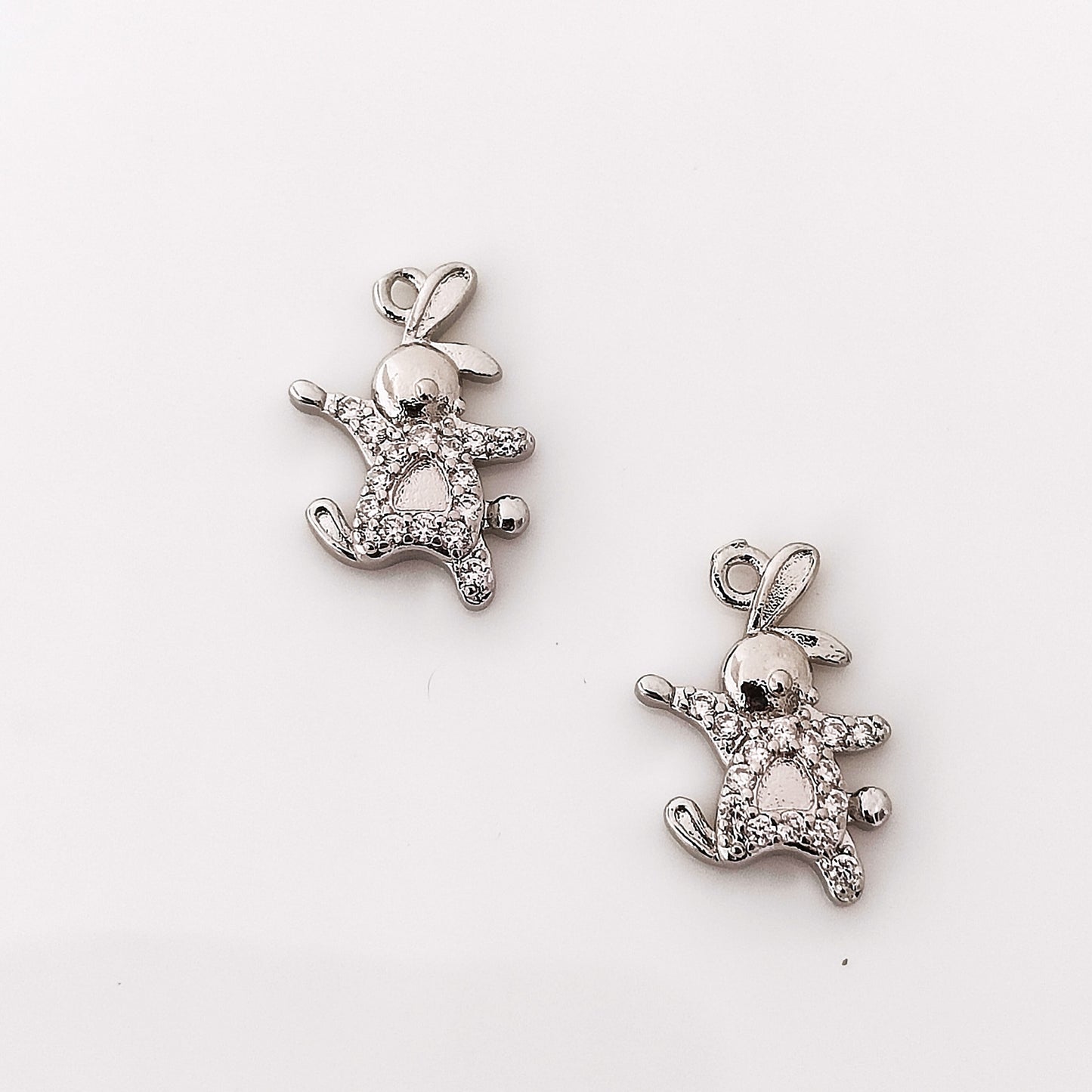 CZ Rabbit Charm - 1 Piece