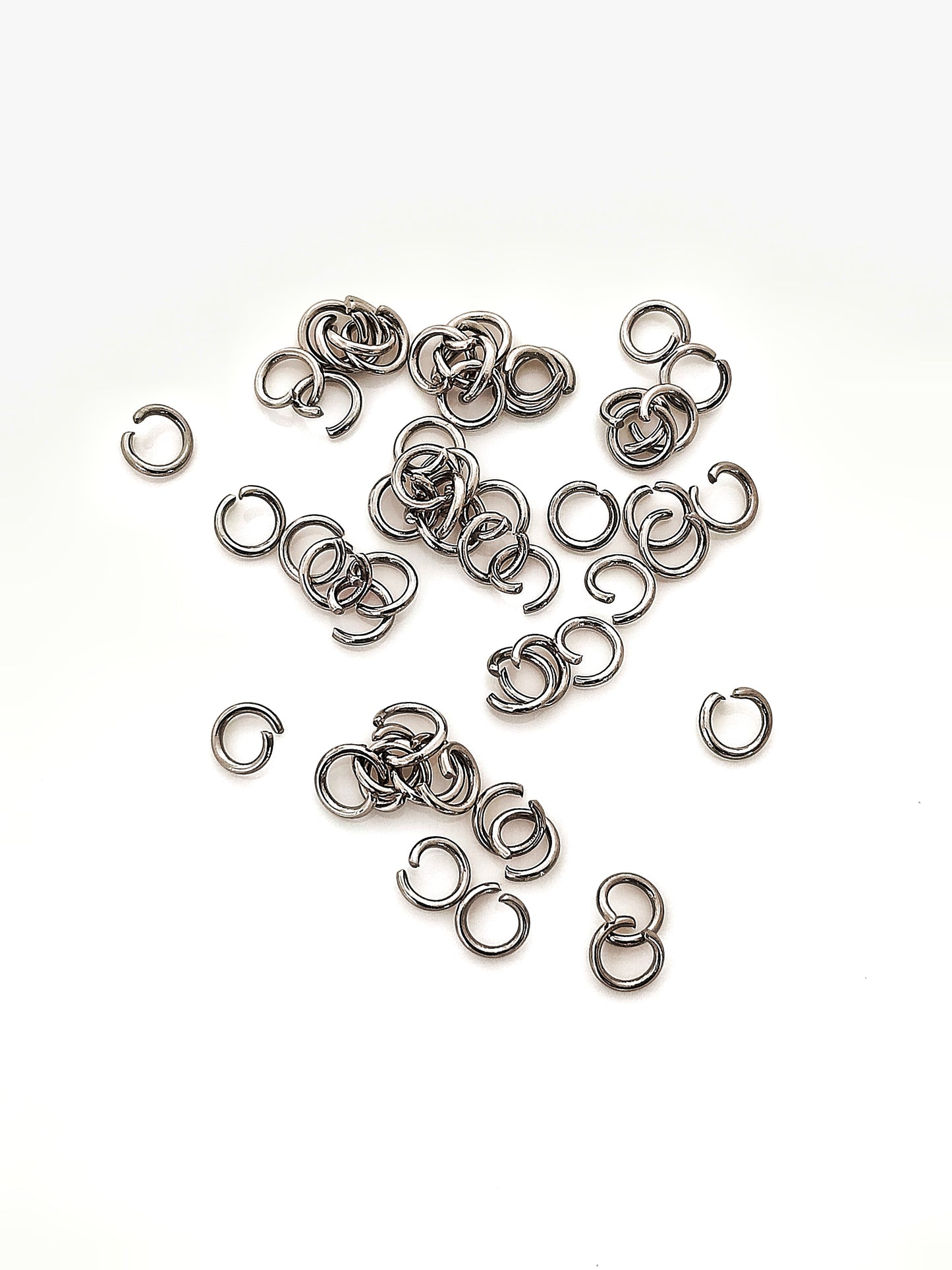 Stainless Steel Jump Rings - 20 Pieces