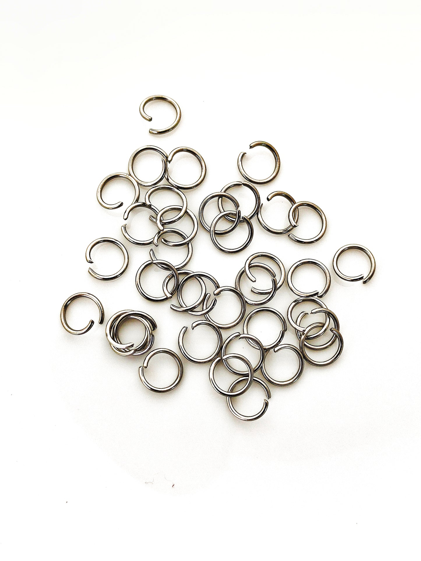 Stainless Steel Jump Rings - 20 Pieces