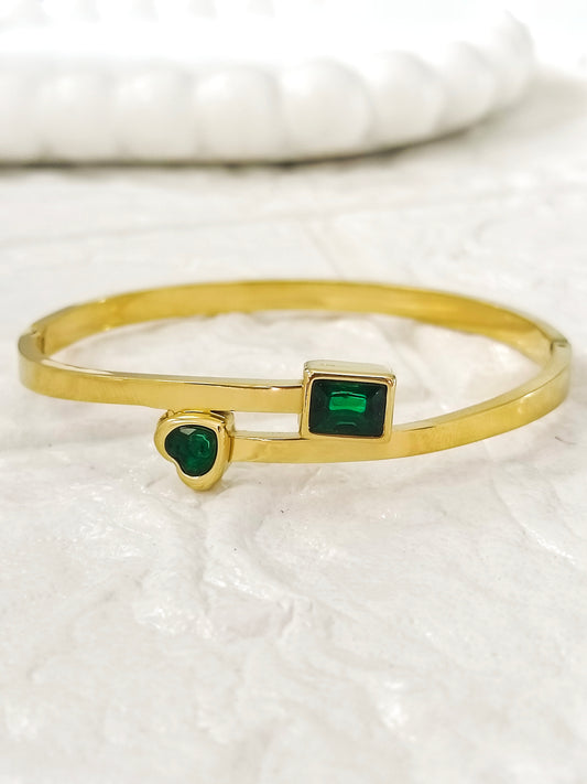 Green Gemstone Bracelet