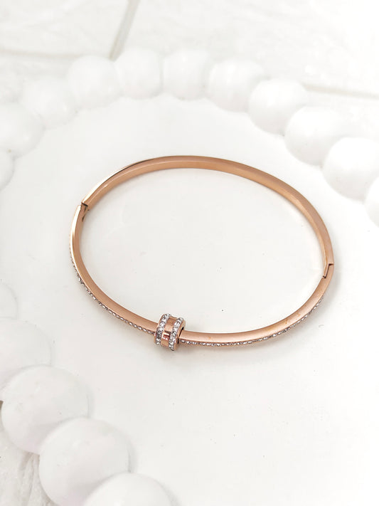 Rose Gold Stone Bracelet