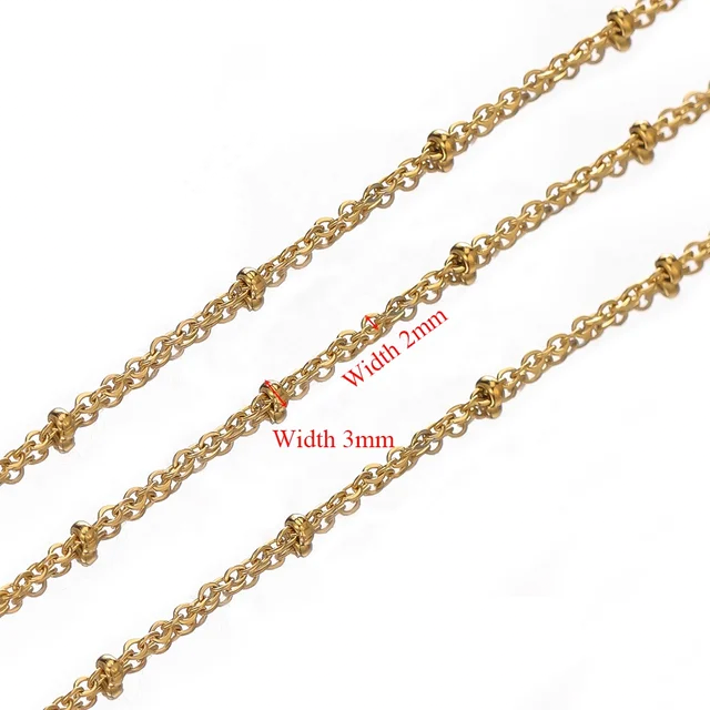 Stainless Steel Ball Chain - 45-50cm