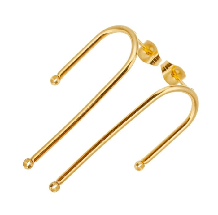 U- Shaped Earring - 1 Pair