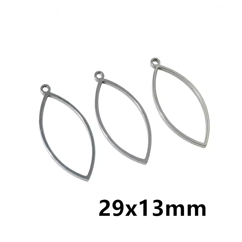 Stainless Steel Open Bezel With Single Hoop - 1 Piece