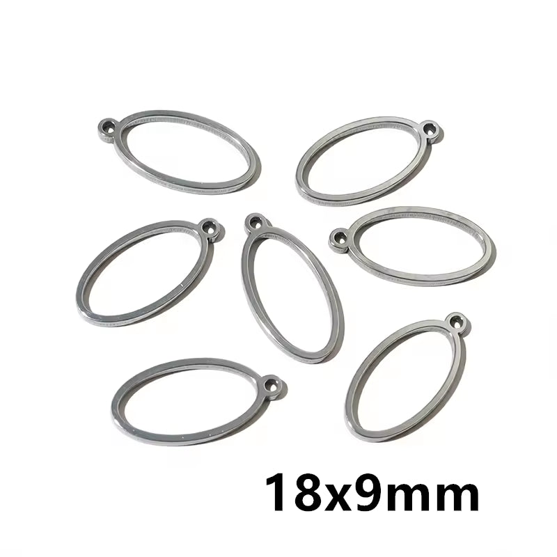 Stainless Steel Open Bezel With Single Hoop - 1 Piece