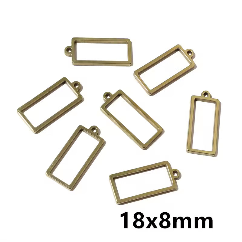 Stainless Steel Open Bezel With Single Hoop - 1 Piece