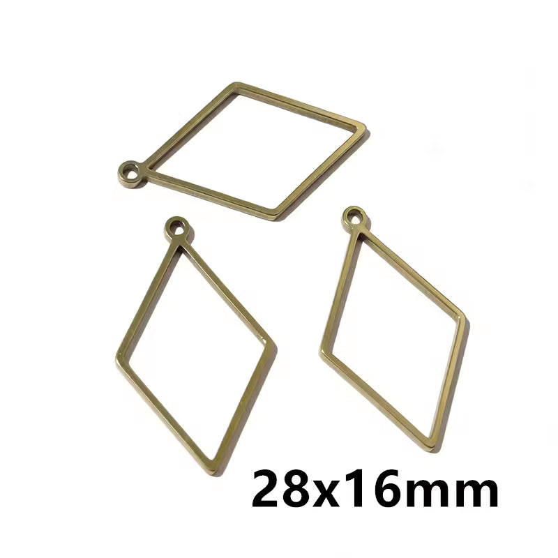 Stainless Steel Open Bezel With Single Hoop - 1 Piece