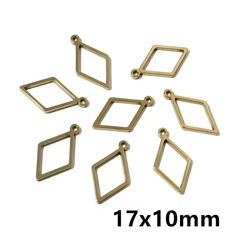 Stainless Steel Open Bezel With Single Hoop - 1 Piece