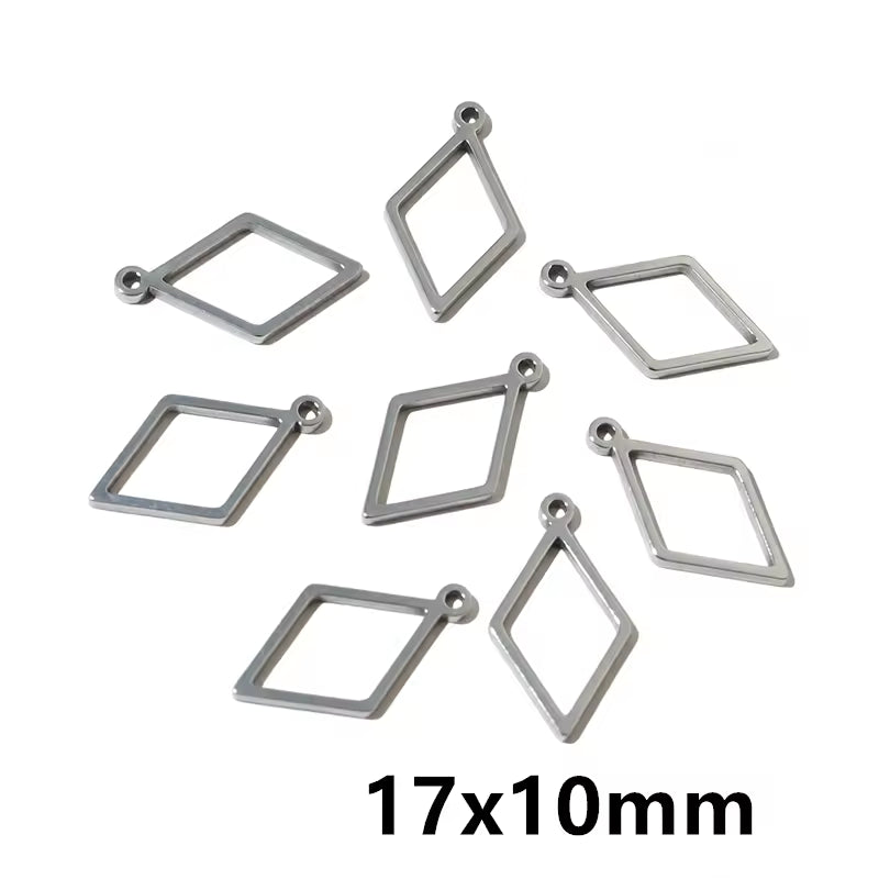 Stainless Steel Open Bezel With Single Hoop - 1 Piece