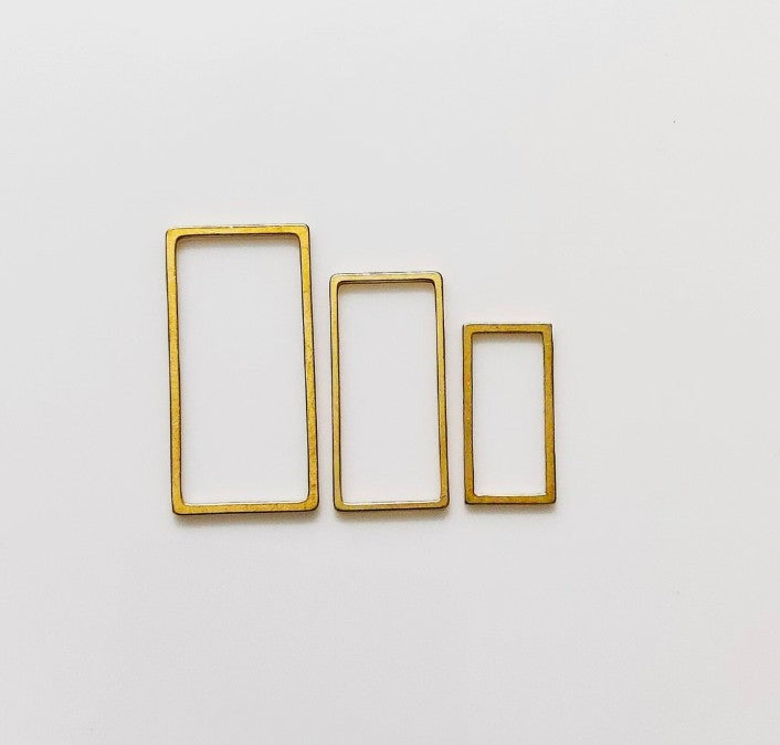 Rectangle Open Bezel - 1 piece – Feozer Arts and Crafts