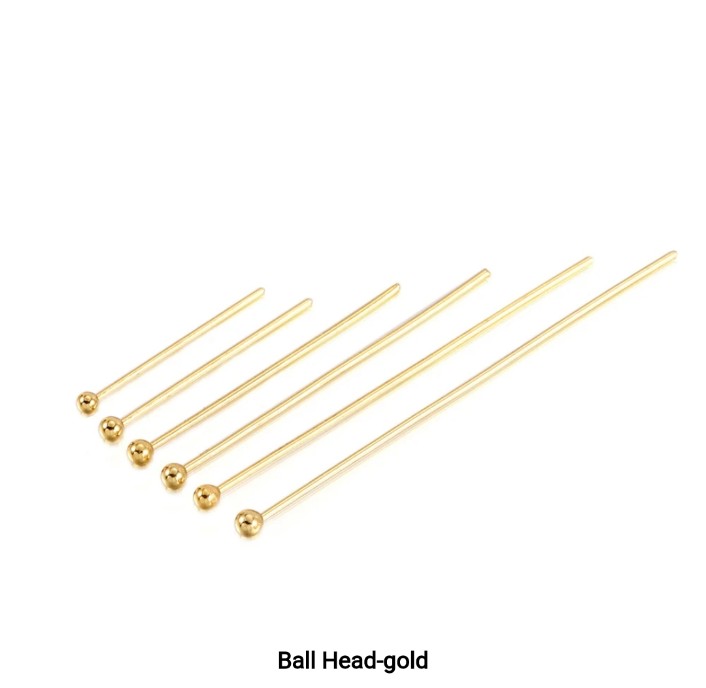 Stainless Steel Ball Head Pin - Pack of 10 Pieces