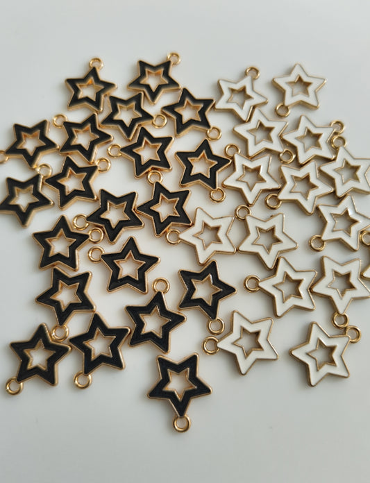 Star Enamel Charm - 1 Piece