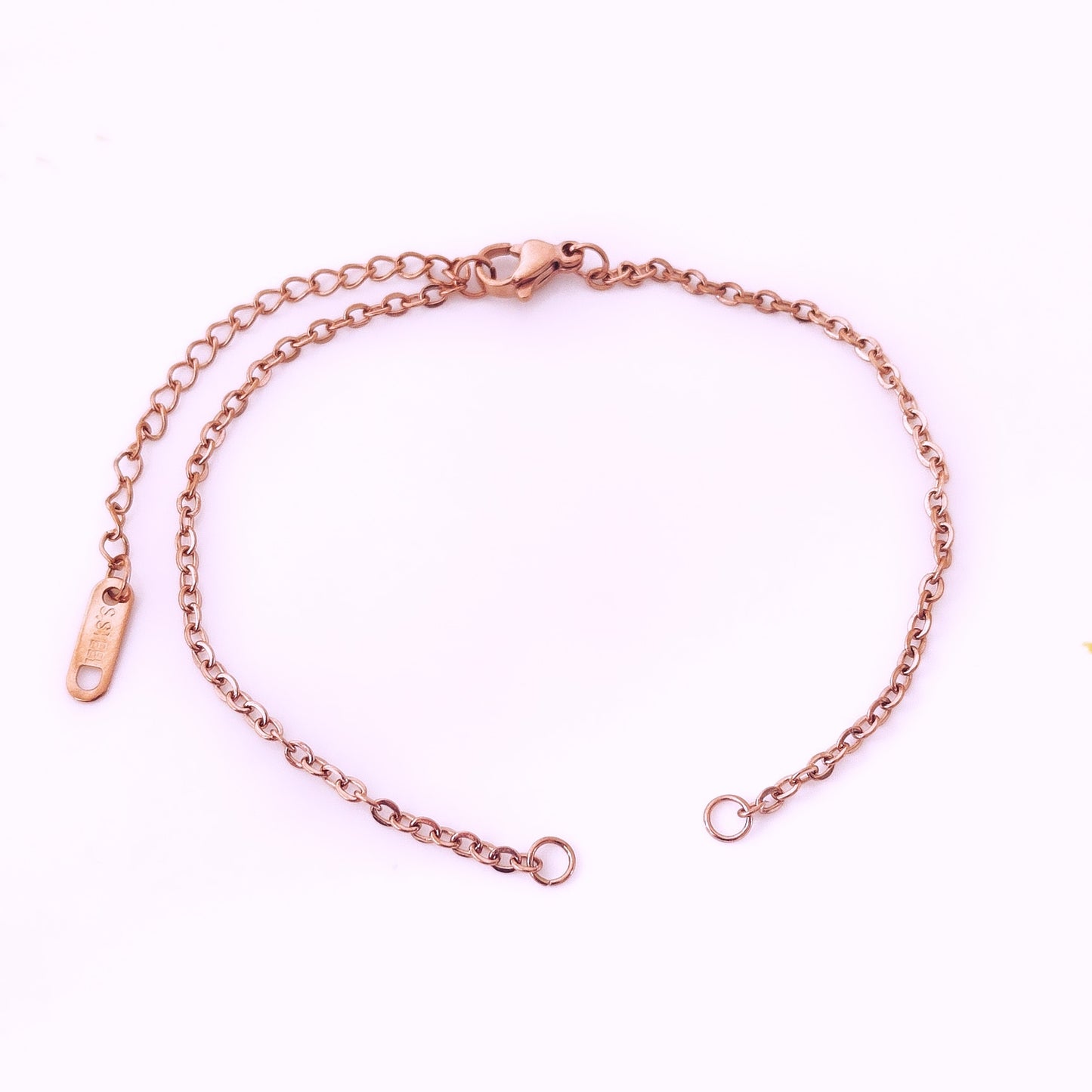 Rose Gold Bracelet Chain - 1 piece