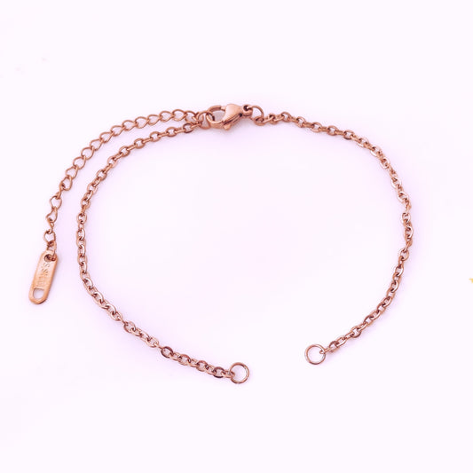 Rose Gold Bracelet Chain - 1 piece