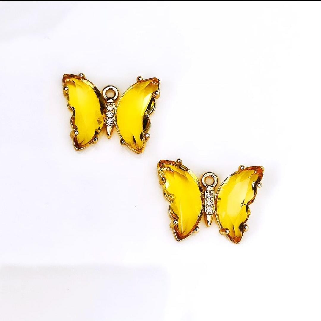 CZ Butterfly Charm - 1 Piece