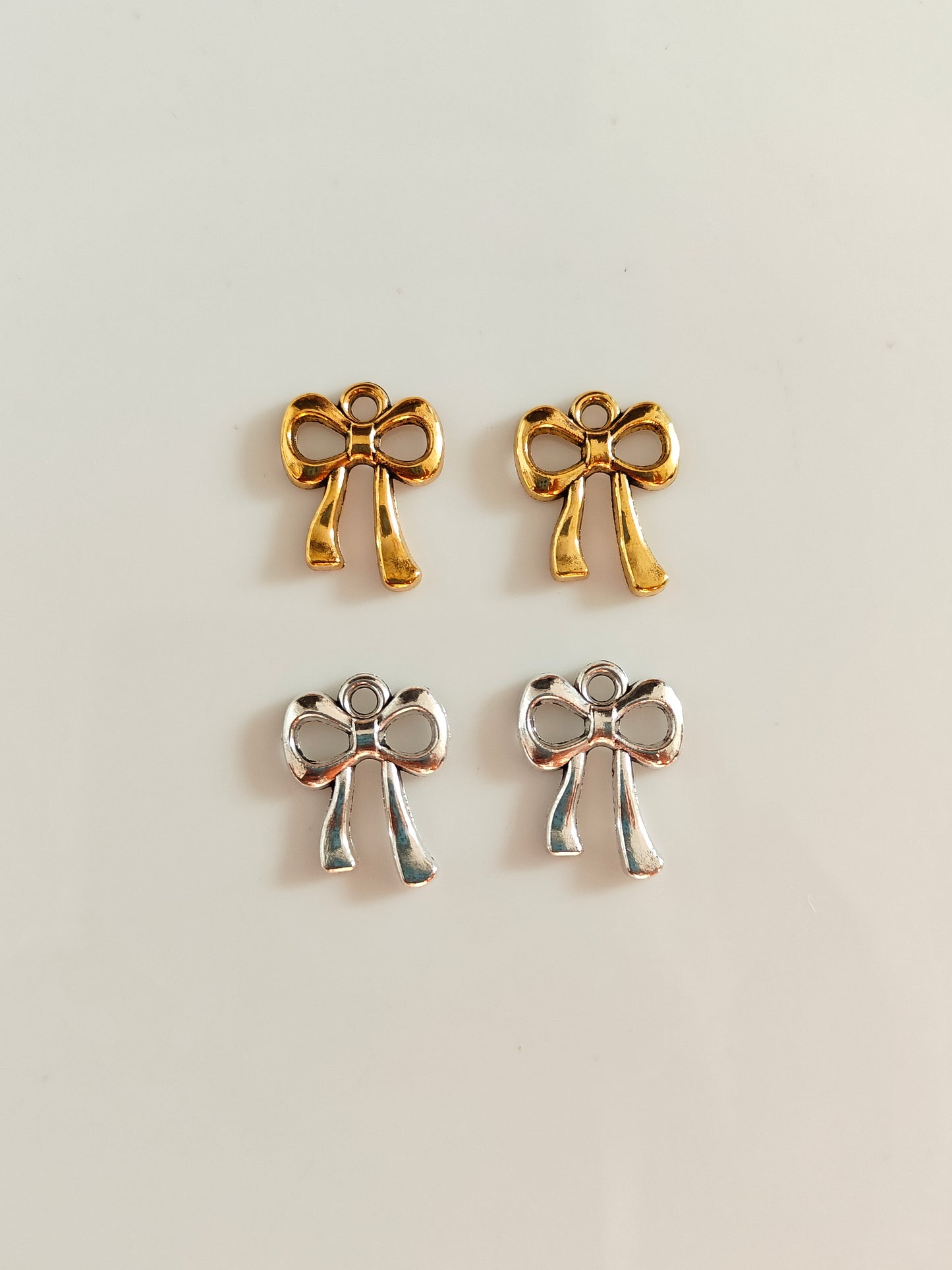 Golden Bow Charm - 1 Piece