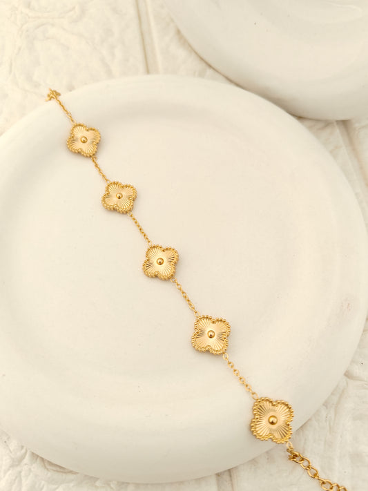 Golden Clover Bracelet