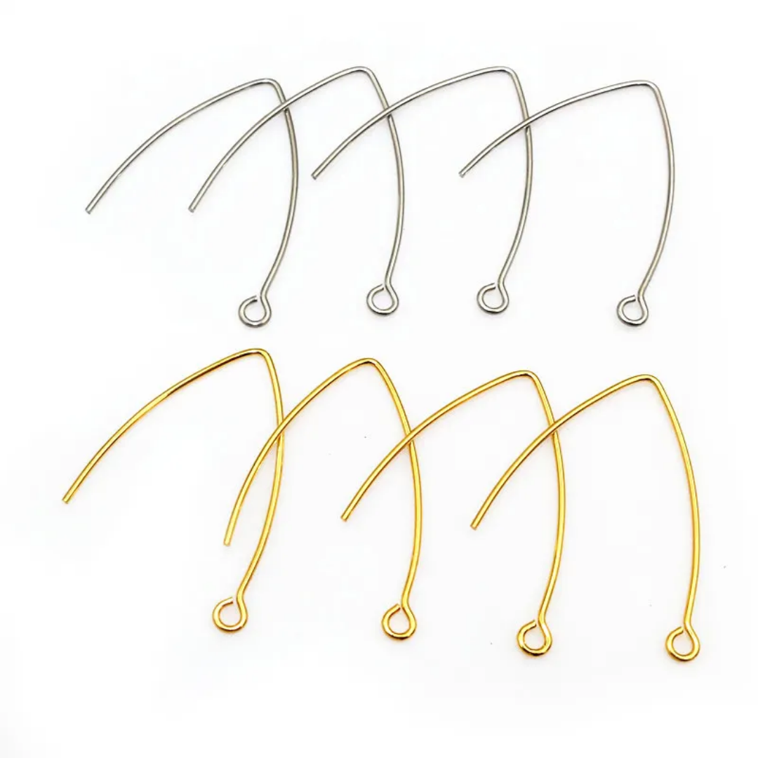 Stainless Steel French V Hooks - 1 Pair
