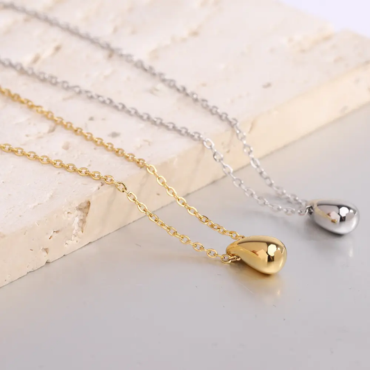 Minimalist Drop Pendant Chain