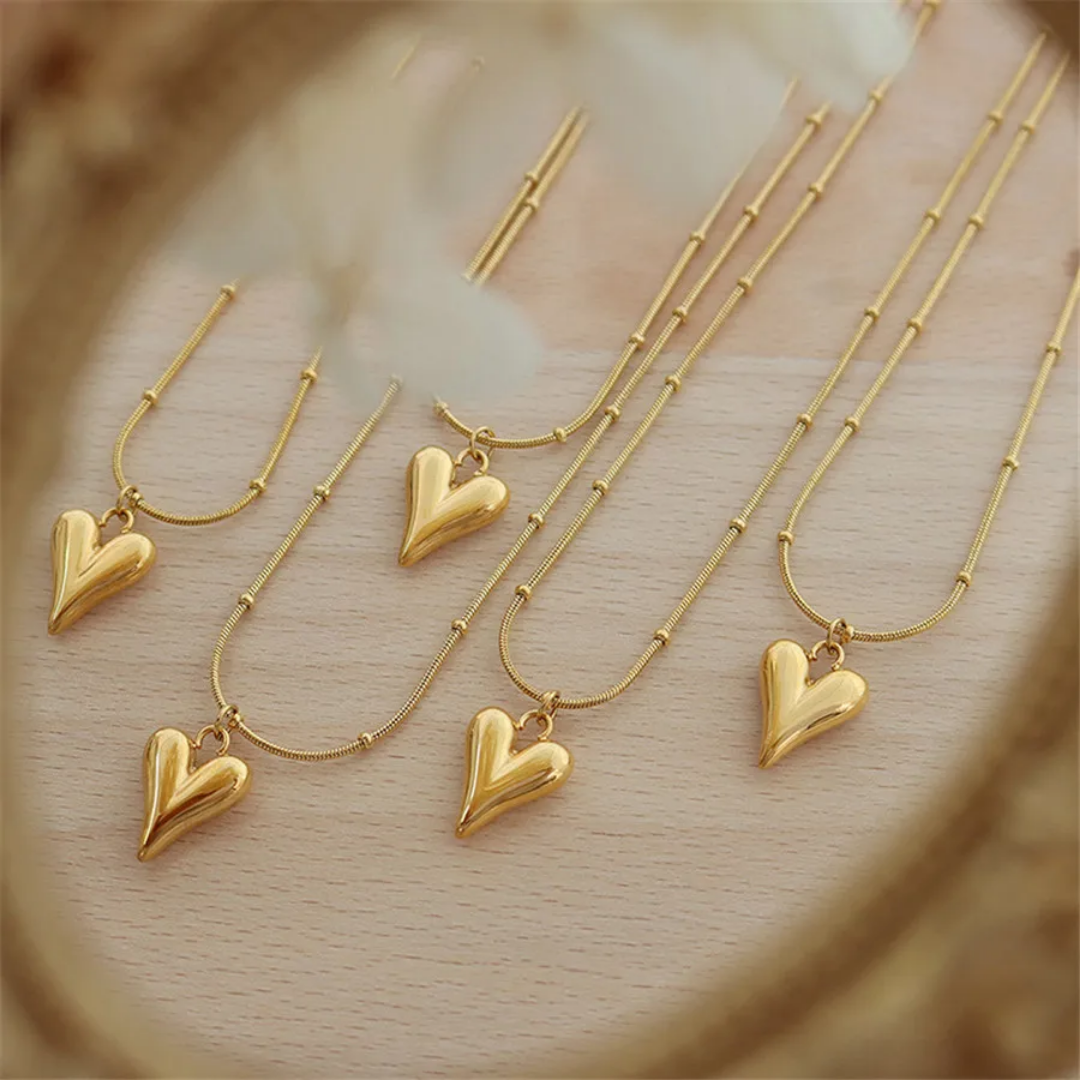 Heart Ball Chain