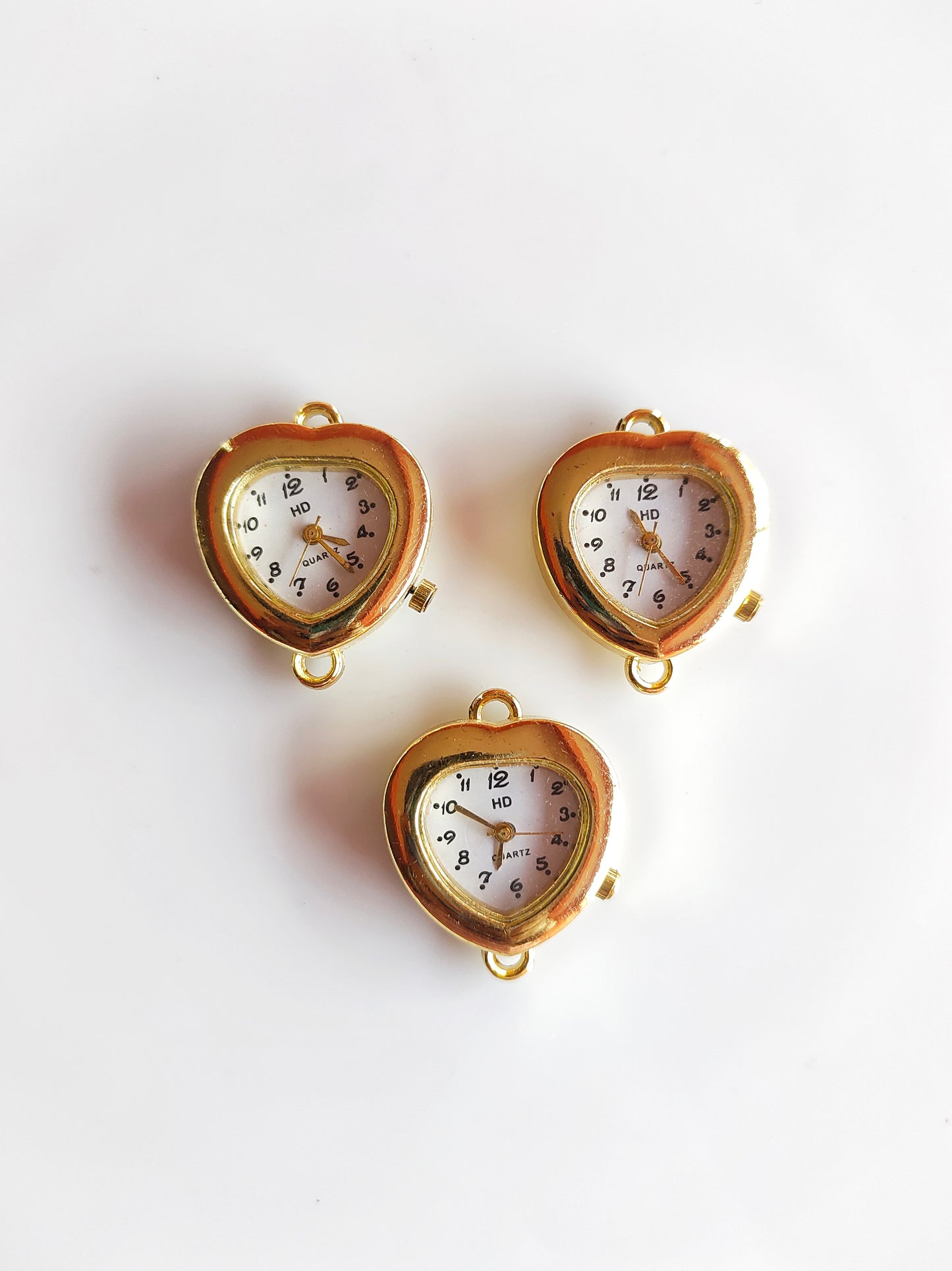 Gold Heart Plain Dial - 1 Piece
