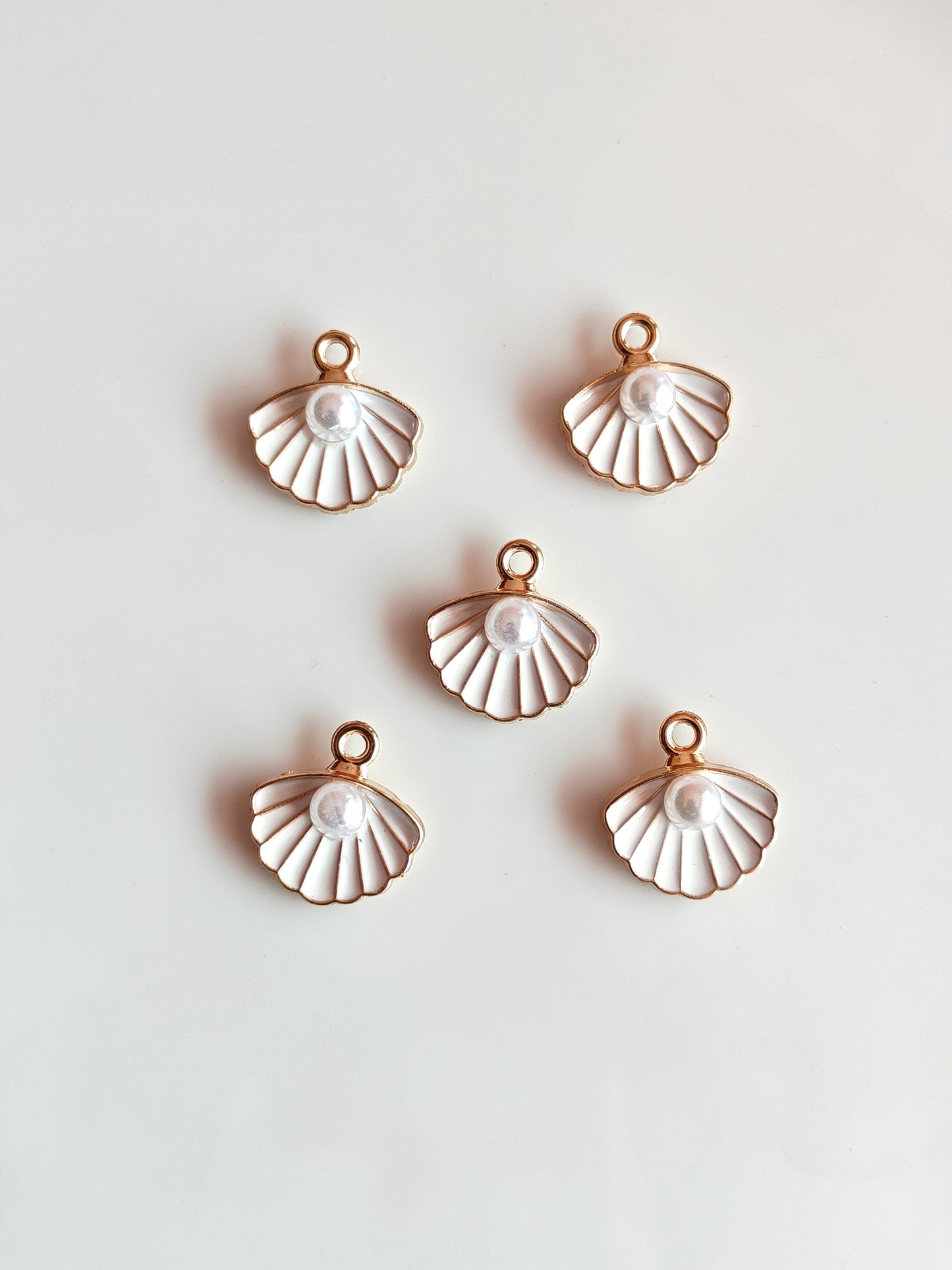 Shell Enamel Charm - 1 Piece