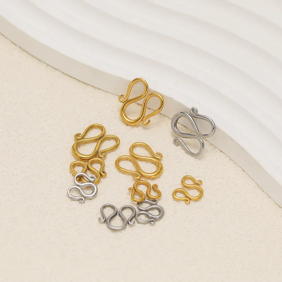 W Shape End Clasp Hooks - 1 Piece