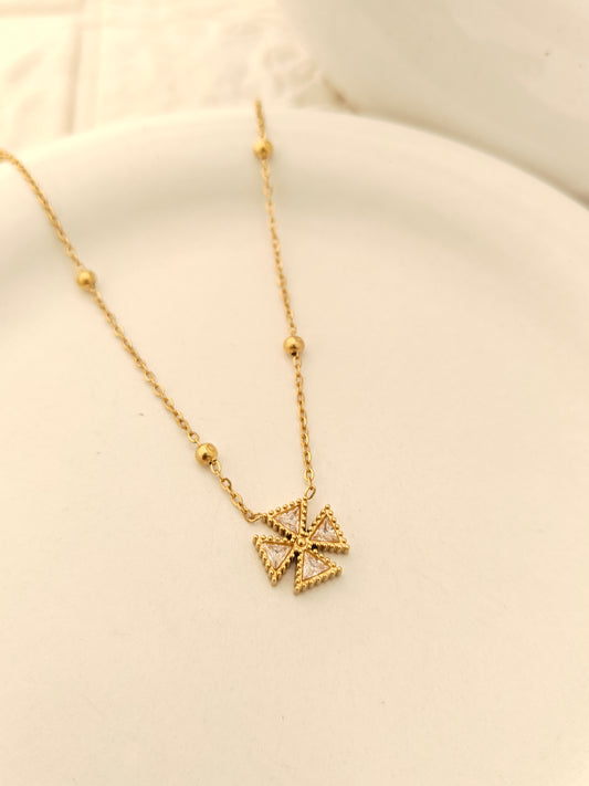 Celeste Cross Necklace