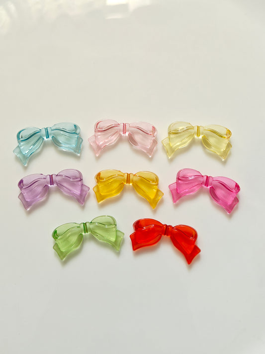 Acrylic Knot Bow Bead 20g