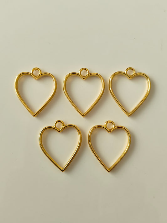Mini Heart Bezel - 1 Piece