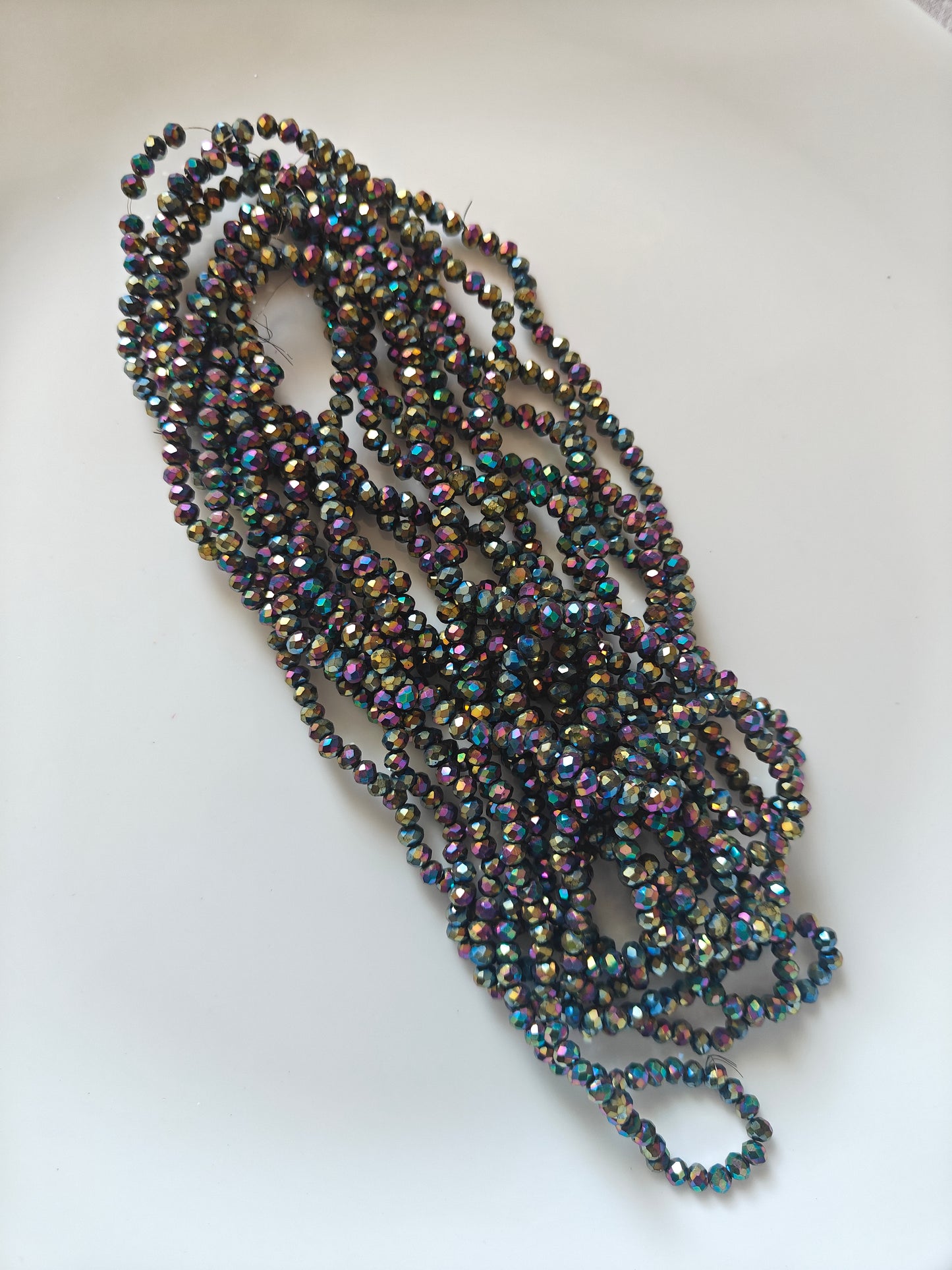 4mm Crystal Beads Multicolor
