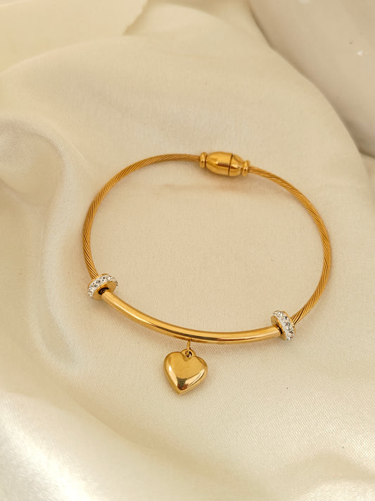 Minimalist Heart Kada