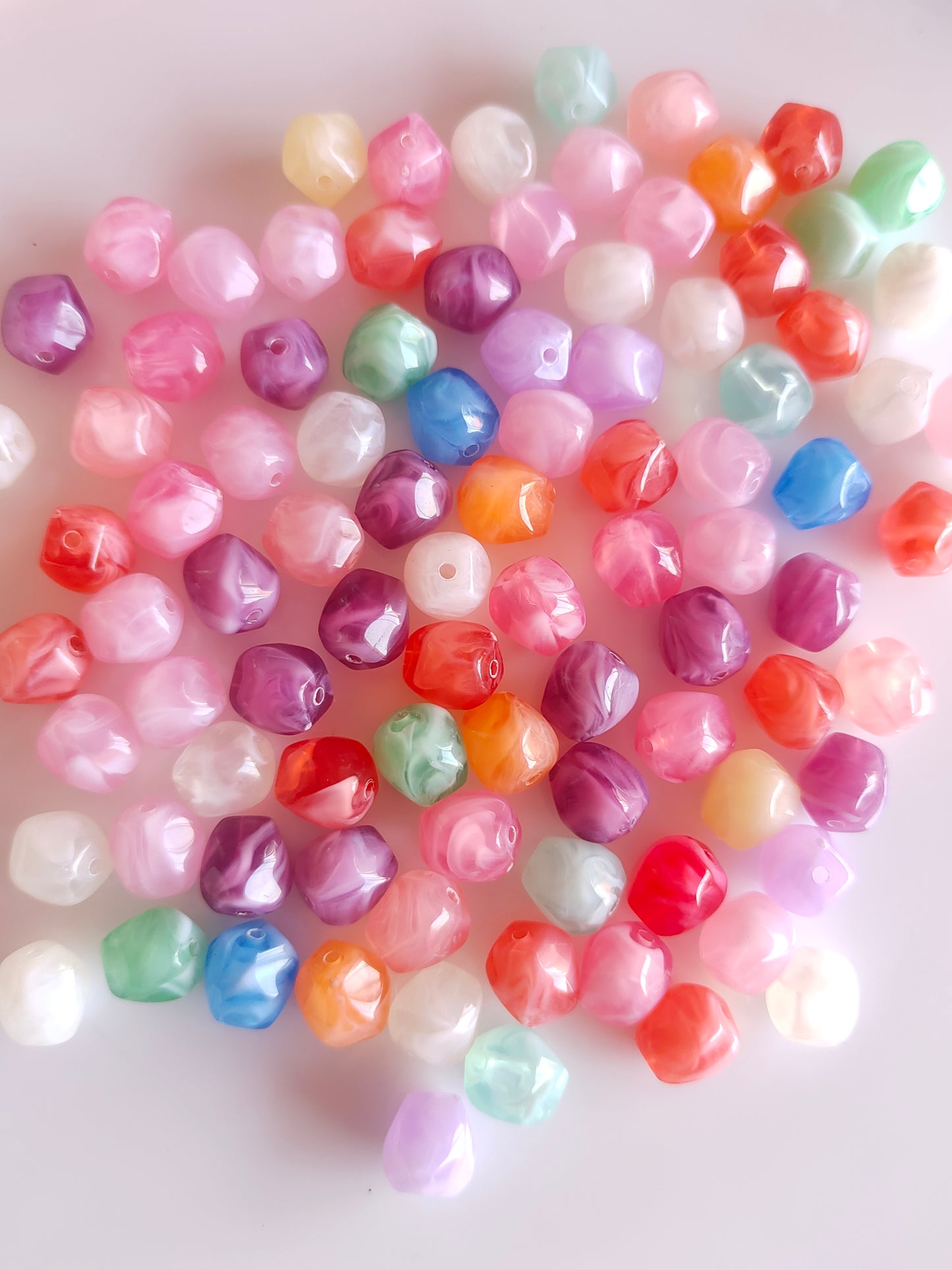 Colored Stone Beads 20g