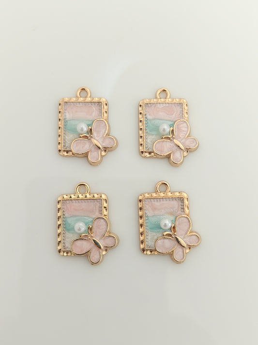 Pearl Flutter Charm - 1 Piece