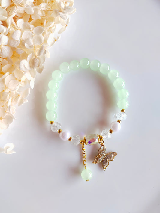 Aurora Flutter Bracelet - Green