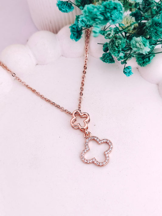 Layer Clover Necklace