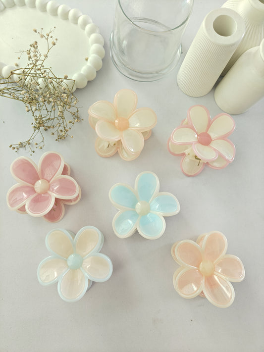 Pastel Flower Claws - Big Size