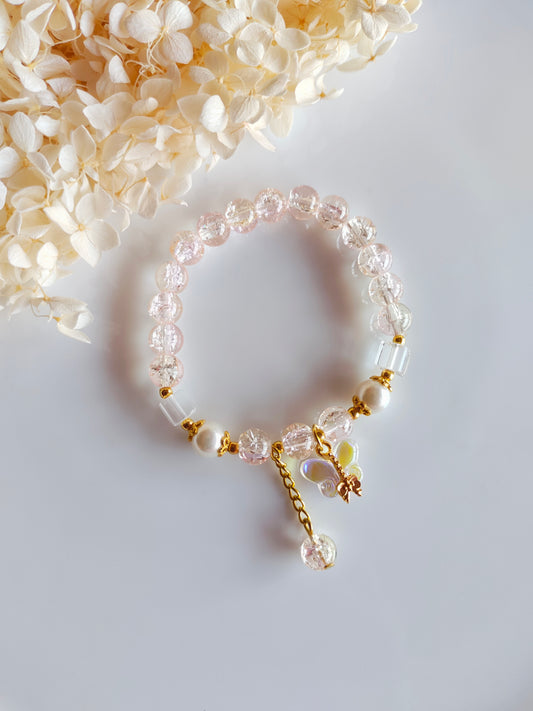 Serene Gleam Bracelet - Baby Pink