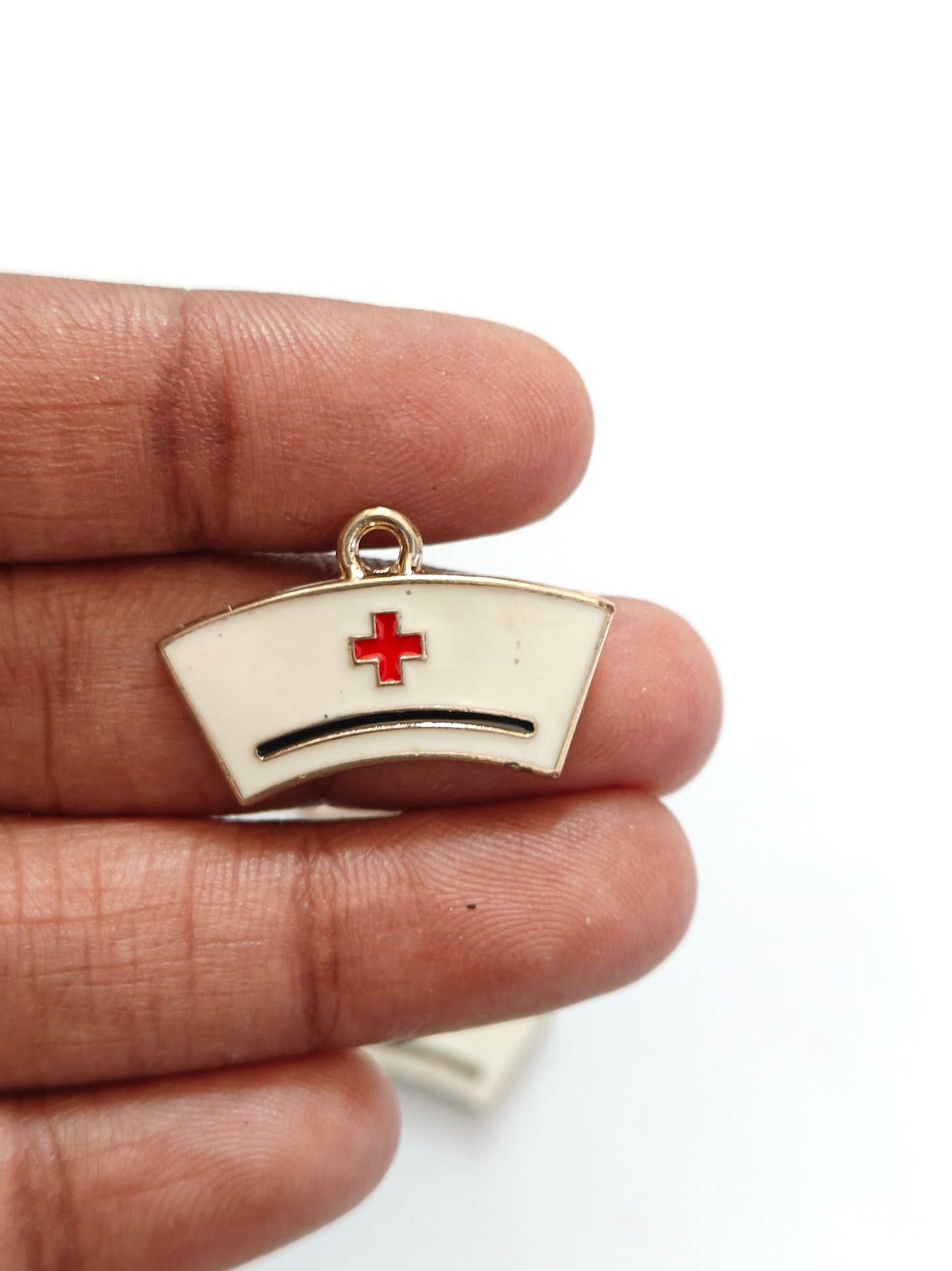 Nurse Hat White Charm - 1 Piece