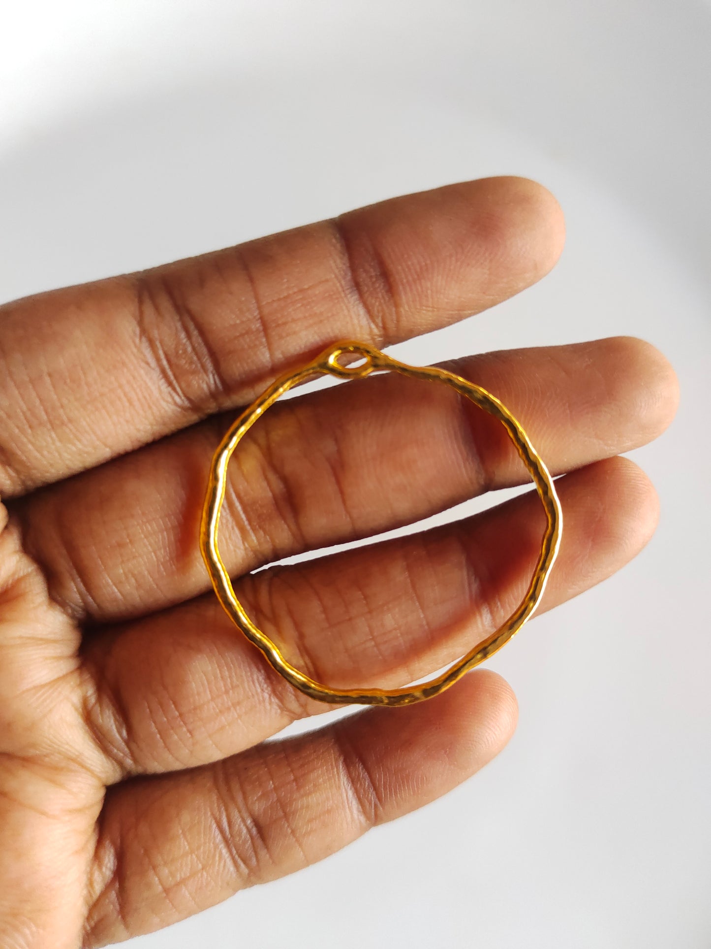 Gold Geometric Open Bezel Set - 1 Set