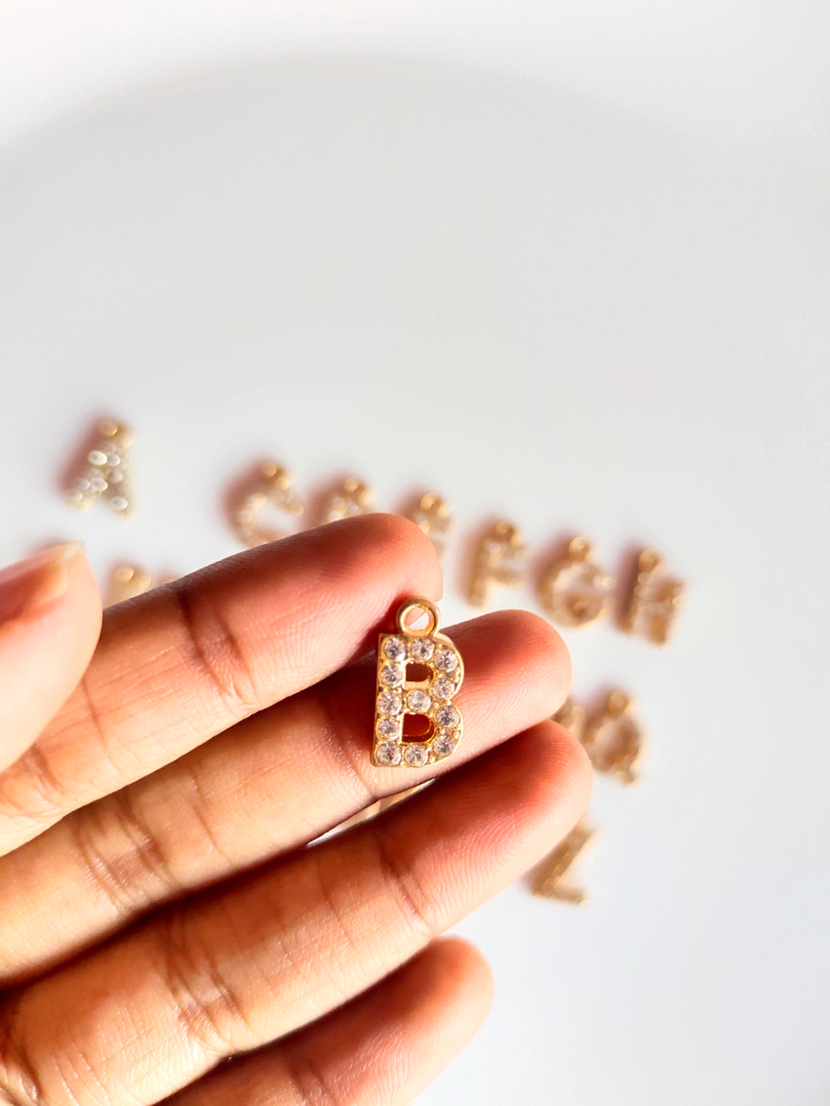 Rhiney Alphabet Charm - 1 Piece