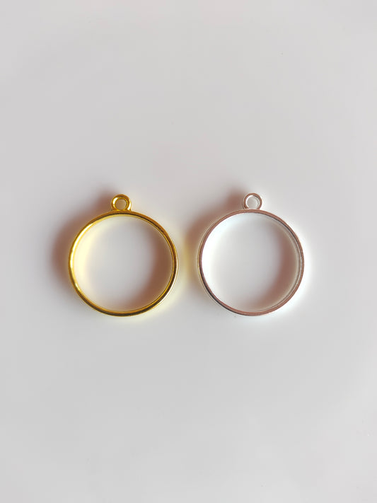 Circle Open Bezel 25mm - 1 Piece