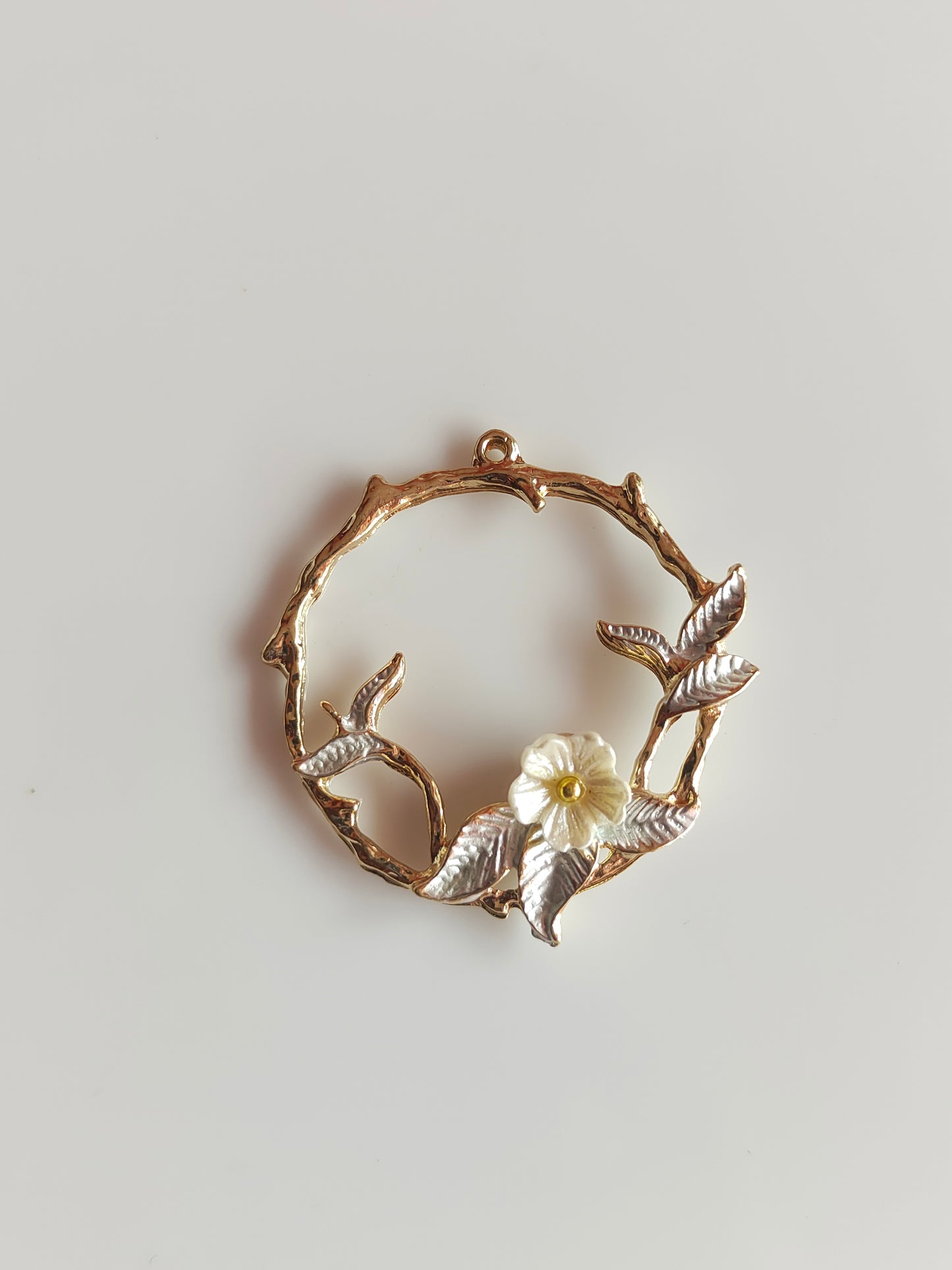 Floral Open Bezel - 1 Piece