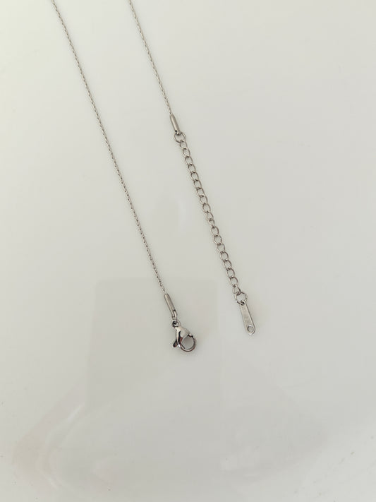 Stainless Steel Snake Link Chain With Extension (Anti Tarnish) - 1 Piece